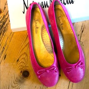Neiman Marcus PINK flats